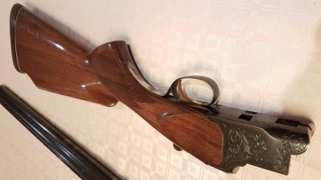 Vendo escopeta superpuesta para tiro al plato. Cañones de 74cm. calibre 12/70. Choques 1 y 3 estrellas. 10