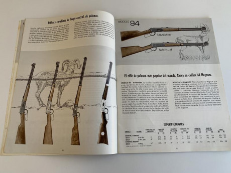 Vendo los siguientes catálogos de fabricantes de armas y accesorios:

-Catálogo Winchester del año 1969. 21