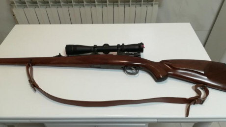 Vendo rifle breno, calibre 30-06 caja larga, con visor leupold 3-9X 40 con monturas leupold desmontables, 02