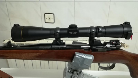 Vendo rifle breno, calibre 30-06 caja larga, con visor leupold 3-9X 40 con monturas leupold desmontables, 00