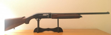 Vendo escopeta segunda mano  BERETTA A 301 
Semiautomática.
Calibre 12/70.
 Cañón largo especial 67cm. 02