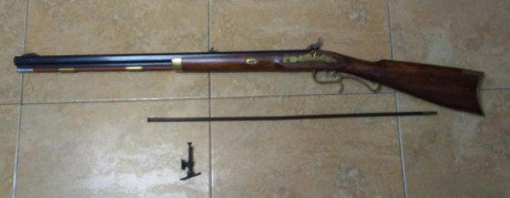 Hola. Vendo Hawken Woodsman del calibre 54 de Ardesa (para bolas del 0,530). Tiene 8 estrías con paso 01