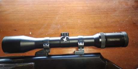 Se vente Swarovski Habicht 1. 5-6x42 con anillas Apel originales de 30mm, en excelente estado de conservación. 01