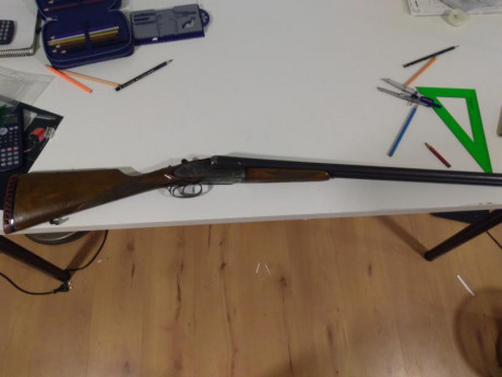 Buenos días
Pongo en venta esta escopeta paralela, la compré de subasta de armas en Madrid hace 6 años 00