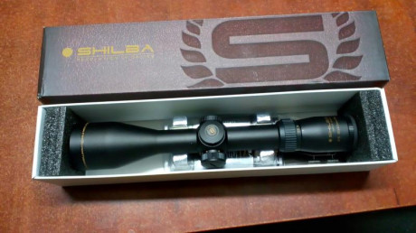vendo visor shilba, modelo gold medal series, 2.5/10x50 reticula iluminada, nuevo sin estrenar, nunca 00