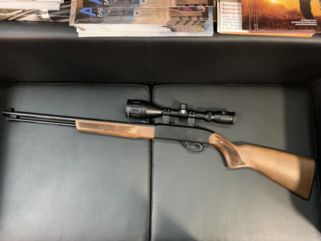 Compañero de club vende por no usar esta carabina Winchester 22 lr. semiautomática en estado estrenado 01