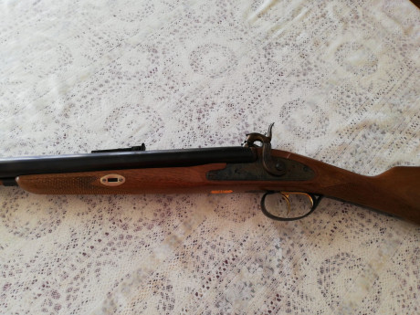 Vendo rifle de avancarga marca DIKAR cal. 50, dos cañones, esta nuevo, vendo por no usar, precio a convenir, 02