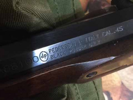 Vendo Kentuky Pedersoli calibre 45 por 450 €, preferentemente en Madrid. No lo utilizo y poco usado. Entregaré 00