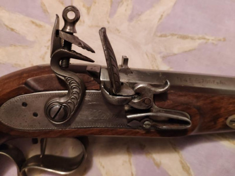 Vendo pistola cominazzo cañon liso  Ardesa W. Parker of London 1810 . Muy pocos tiros. Buen estado. Único 01
