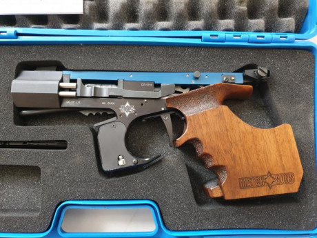 CERRAR  :ganster: 
MATCH GUN RAPID FIRE ELECTRONICA. 
MG2E Rapid Fire con cacha tamaño s,que es como una 30