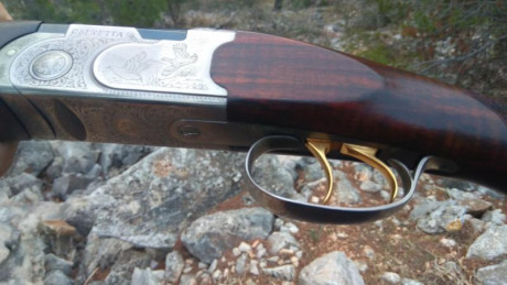 Beretta superpuesta cal. 20. Modelo 687 silver pigeon 3. Cañon de 71cms con 5 mobilchokes originales y 01