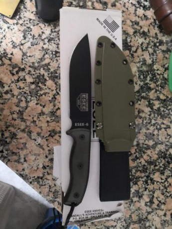 Vendo esee 6 nuevo sin usar a la funda le he añadido un tahalí en cuero mucho mejor que el clip original 00