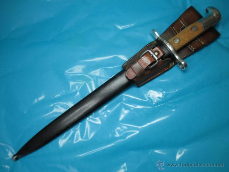 Bayoneta suiza fabricada por Elsener Schwyz Victoria para el ejército suizo.

Excelente estado, está nueva, 70