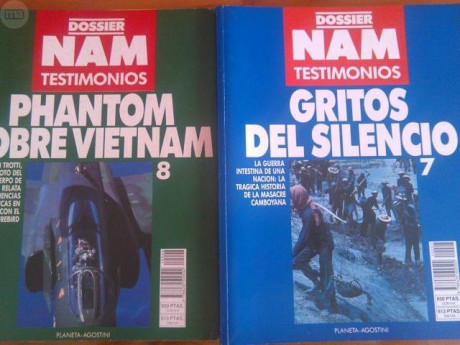 Dossier Nam testimonios, 01-14 sin uso, 70 euros. Año 1986 guardados desde entonces. Entrega en mano para 02