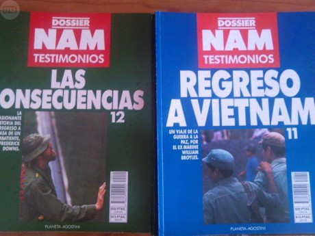 Dossier Nam testimonios, 01-14 sin uso, 70 euros. Año 1986 guardados desde entonces. Entrega en mano para 11
