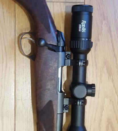 Hola.
Pongo a la venta el siguiente equipo:
Rifle Sako 85 mod Hunter calibre 222.
Monturas Sako Optilock
Visor 11
