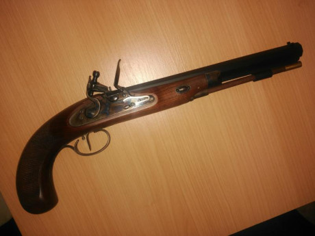 Saludos.
Vendo pistola Pedersoli Charles Moore, de chispa, cal 44 cañón liso, en buen estado.

300€ más 02