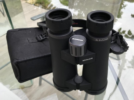 Se ofrece magnifico prismático de alta gana,  MINOX BL 8x52 HD, Aleman, alta resolución, nitrógeno en 02