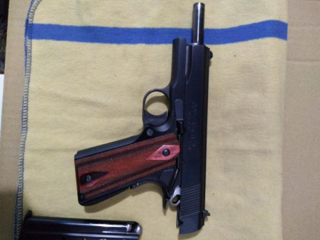 "RESERVADA"  pistola Colt  MK-IV en cal. 38 super auto.
Su estado es excelente, se incluye dos 21