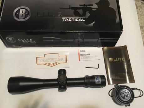 Vendo visor VISOR BUSHNELL ELITE TACTICAL XRS 4.5-30X50, retícula mil-dot. Fabricado en JAPON Magnífica 01