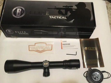 Vendo visor VISOR BUSHNELL ELITE TACTICAL XRS 4.5-30X50, retícula mil-dot. Fabricado en JAPON Magnífica 00