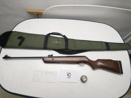 Vendo carabina de aire comprimido Gamo Hunter 440 del calibre 5,5 en muy buen estado. Sin óxidos y muy 02