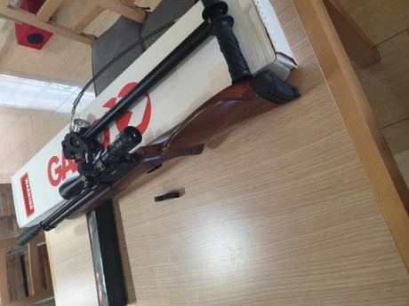 Vendo pack pcp marca Gamo.
Incluye carabina pcp Gamo Coyote con culata de madera y silenciador wisper.
Visor 01