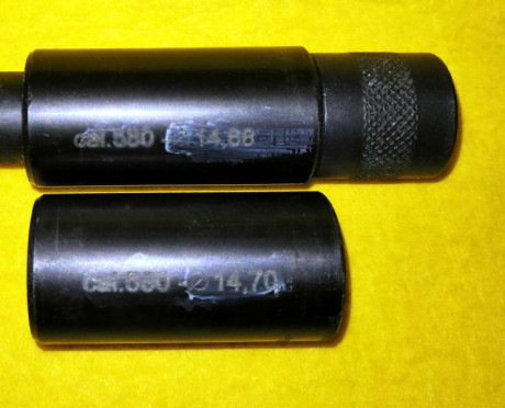Busco un recalibrador Pedersoli, referencia USA515-580, para balas Minie (calibre .580/.578  = 14,70/14,68 00