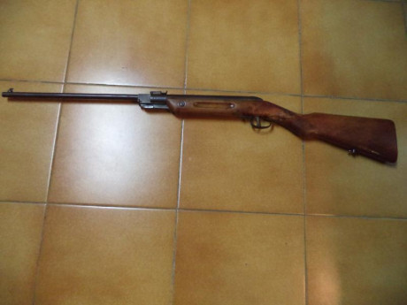 Carabina Cometa V. "Chapueceada" porque no se puede llamar a eso una restauración, pero con 01