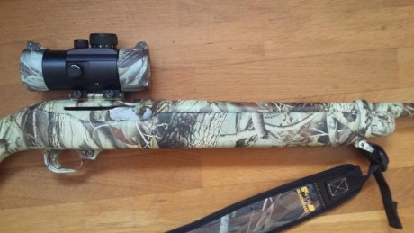 Vendo rifle Ruger Deestarker.
(cargador tubular)
44 magnum.
Camuflaje por hidroimpresión.
Visor de punto 20