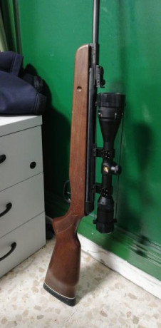 Vendo carabina Gamo Hunter 440 Cal .177 / 4,5mm.
Sin visor.
315 mts/seg.
24 Julios.
Muy bien cuidada.
Vendo 52