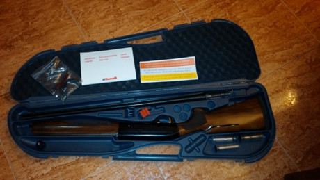 Buenas compañeros, pues eso que vendo mi benelli montefeltro de zurdos, es de 71cm, con todos los polichokes 20