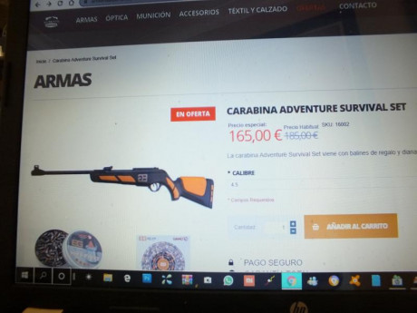 En contestación al privado preguntando el precio en armeria, encontré una oferta en internet y pongo una 01
