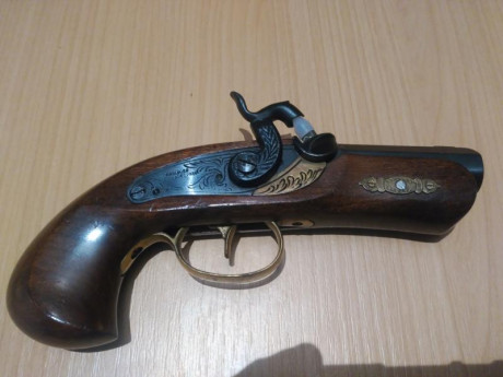 Saludos
Vendo pistola Ardesa Derringer Philadelphia cal45, con sus años pero en buen estado .

50E más 02
