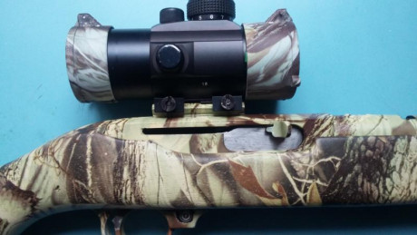 Vendo rifle Ruger Deestarker.
(cargador tubular)
44 magnum.
Camuflaje por hidroimpresión.
Visor de punto 131