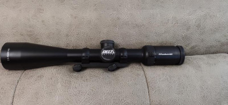 Vendido
Visor Delta Titanium modelo de 2,5-15x50,tubo de 30mm con retícula 4as iluminada en 2 plano,punto 10