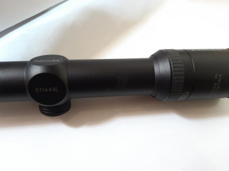Visor de batida Kahles Helia C 1,1-4x24,  está en perfectas condiciones sin roces ni golpes.
Se encuentra 41