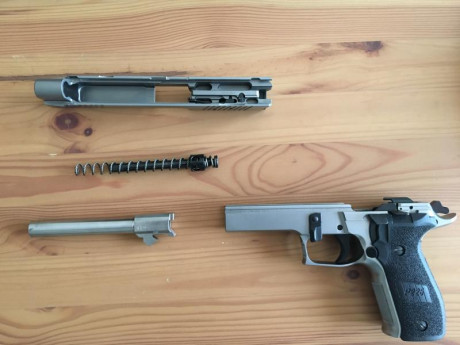 Pongo a la venta esta Sig Sauer All Round 9mm Pb con cañón de 5" y, si interesa, complementos para 11