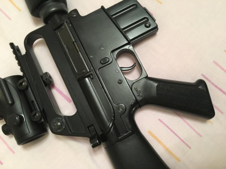 Buena tardes,

Cambio carabina 22 lr adler M16 funcionando perfectamente y perfecto estado estético por 11