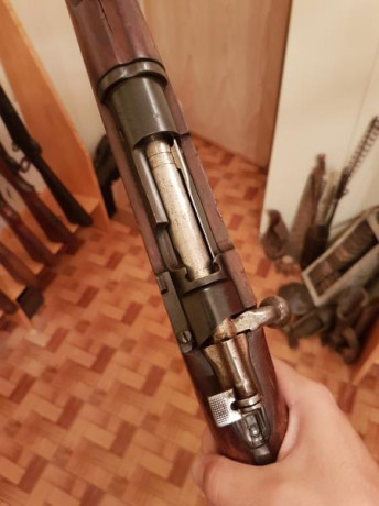 Vendo este Mosquetón M1916 en  CALIBRE ORIGINAL 7mm Mauser  (7x57), un clásico entre las armas largas 01
