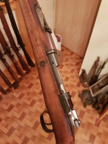Vendo este Mosquetón M1916 en  CALIBRE ORIGINAL 7mm Mauser  (7x57), un clásico entre las armas largas 00