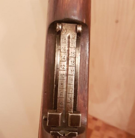 Vendo este Mosquetón M1916 en  CALIBRE ORIGINAL 7mm Mauser  (7x57), un clásico entre las armas largas 21