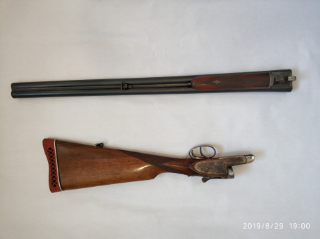 Hola. Vendo escopeta paralela F. Sarriugarte calibre 12. Tiene muchos años a cuestas, pero esta en uso.
Precio: 11