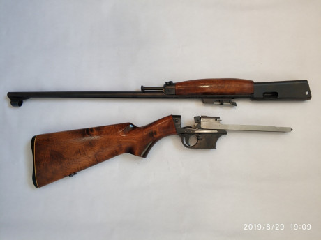 Hola. Vendo carabina Unique cal.22 por 160€. Arma de excelente calidad, bonita madera, muy precisa y en 12