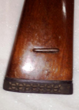 Vendo Fusil Coruña 1957 (308/7,62) con papeles. Numero fusil y cerrojo coinciden. 600 euros.
Culata acolchada. 01
