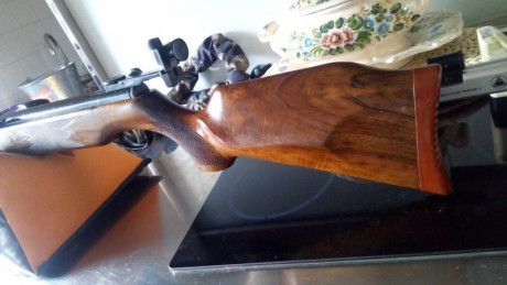 Acabo de adquirir esta carabina a un  compañero de tiro,esta impecable a pesar de los años que tiene,alguno 21