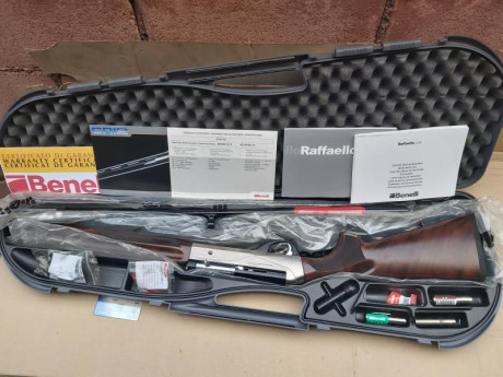 Vendo benelli raffaello crio del calibre 20/76, por no usar al cazar con superpuesta, se compro para una 30
