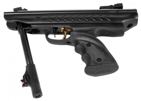 Esta potente pistola con versión de carabina, calibre  4.5 y 5.5  versiones en muelle o pistón.

------------------------------------------------------------------
https://www.youtube.com/watch?v=i8TrUFHIt3w&feature=emb_logo



Es 01