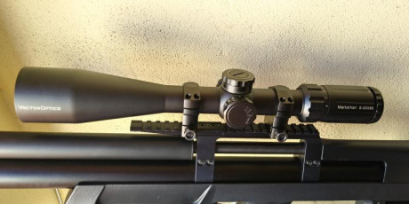 Hola compañeros. Cambio una mira Tac Vector Optics Marksman 6-25x50 ...paralaje 20 .......400...infinito...por 30