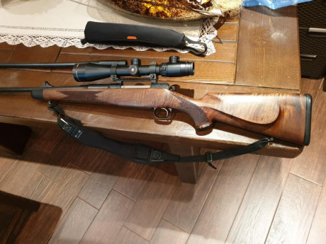 Vendido Mauser M03 en muy buen estado. Tiene dos cañones 243 y 8x57 Mauser con muy pocos disparos. Usado 10